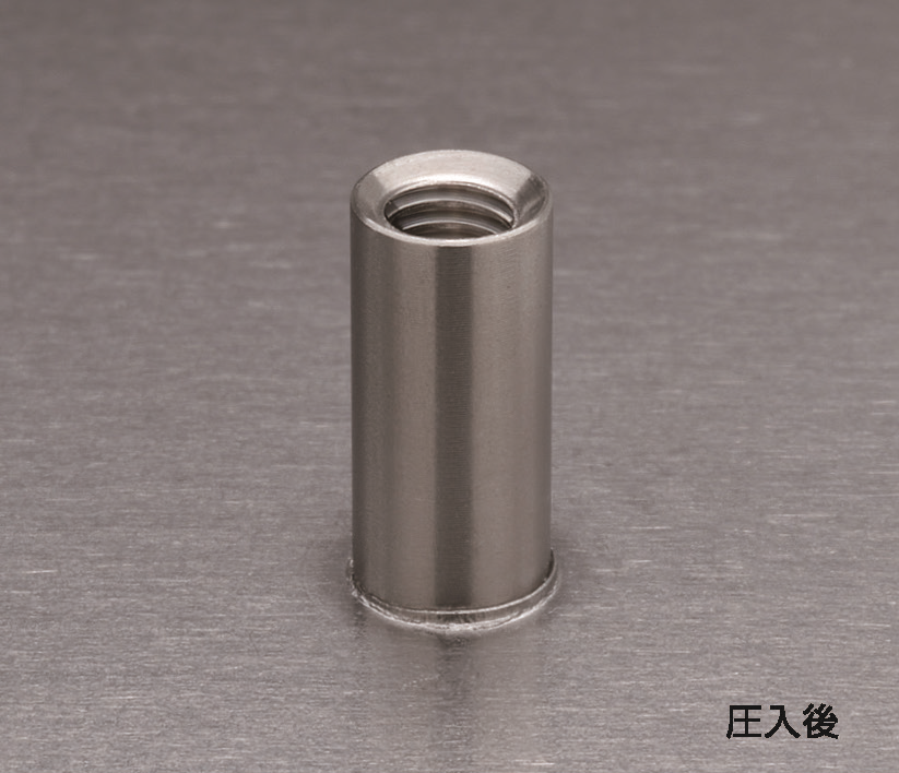 細径セルスペーサーの結果 圧入後