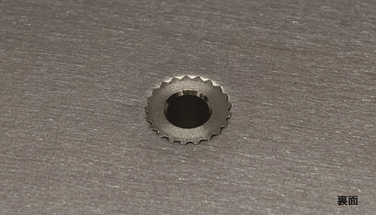 ネジ無しセルスペーサーの結果 裏面