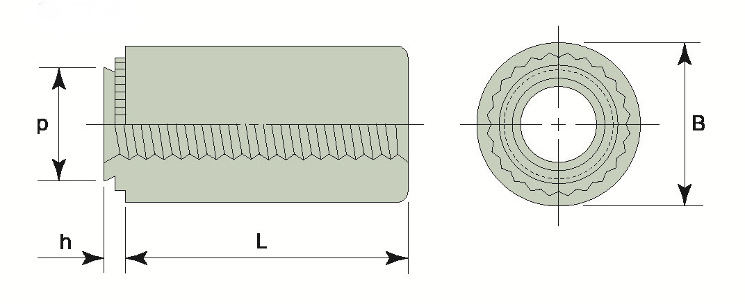 FSスペーサーの寸法表
