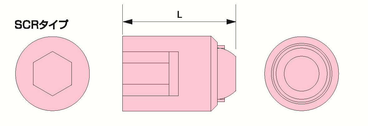 セルスクリューの寸法表