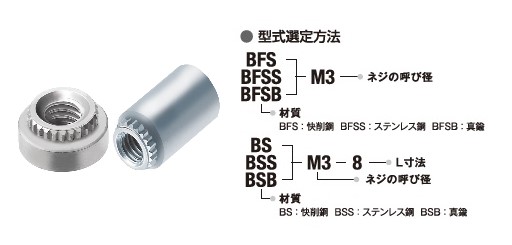 セルボードスペーサー（BFS・BFSS・BFSB・BS・BSS・BSB） 