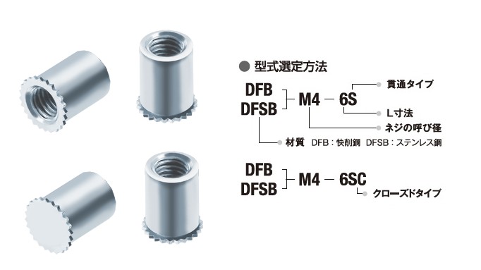 セルスペーサー（DFB・DFSB・DFC・DFSC） 