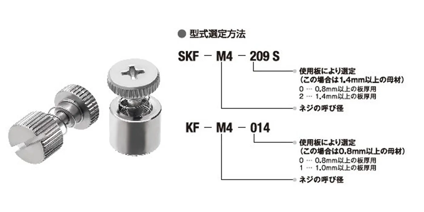 セルクレストファスナー（SKF・KF）